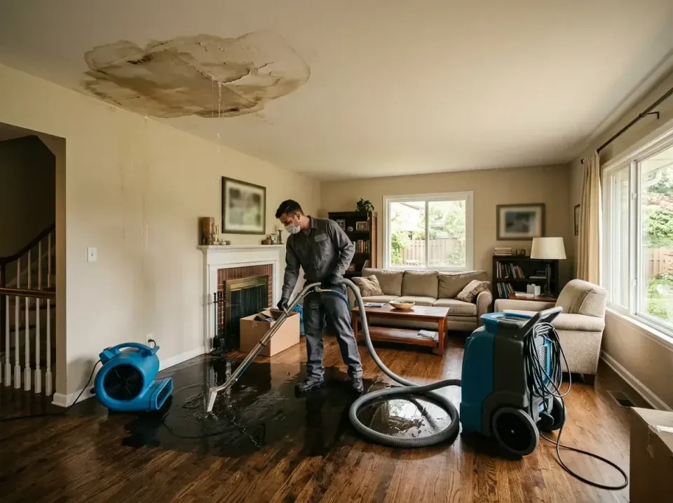 attic-pipe-burst-ceiling-drip-008 — frequently asked questions, Water Damage Restoration & Carpet Care in South Paris, ME